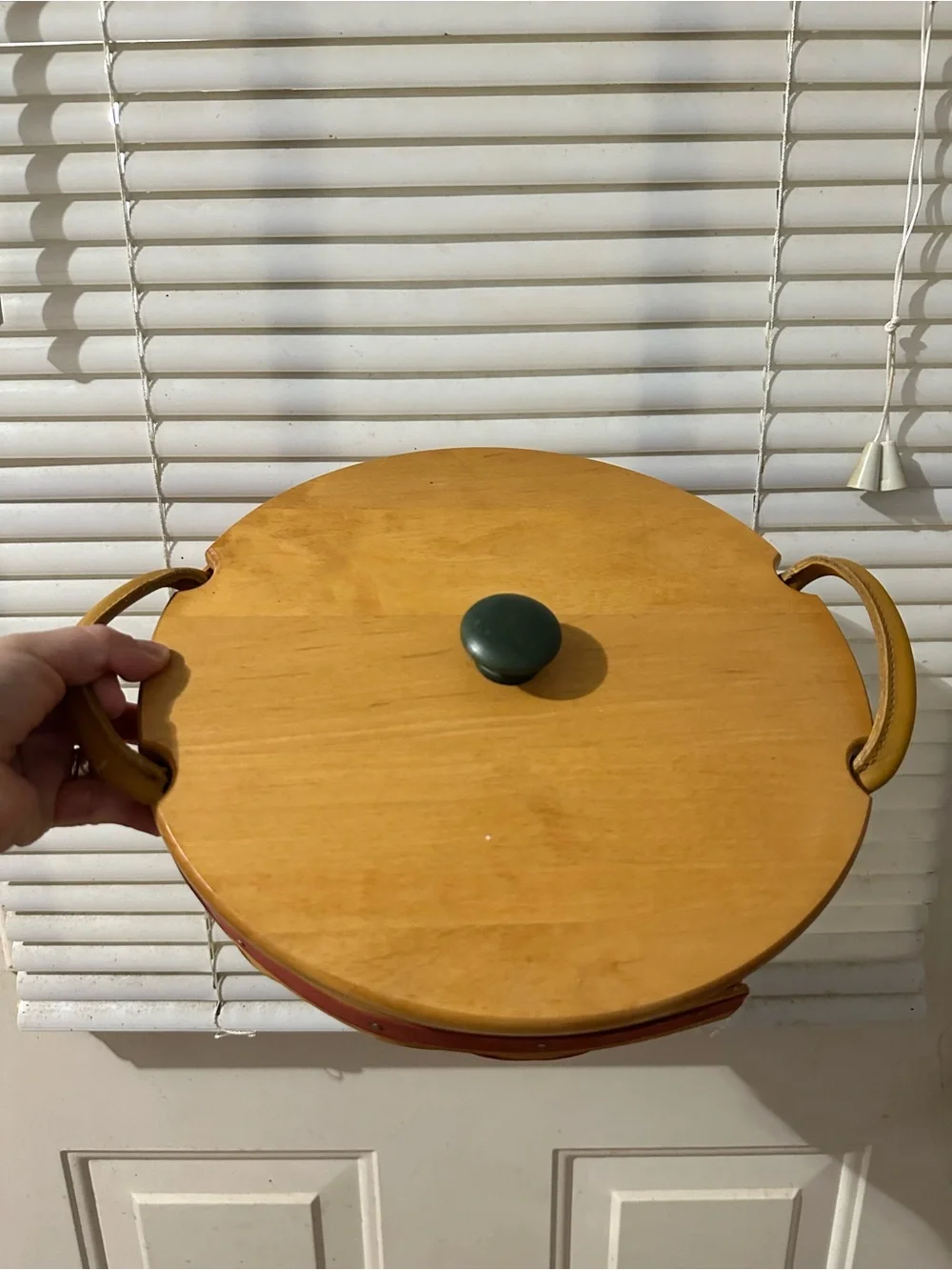 1999 Longaberger Christmas Collection Popcorn Basket